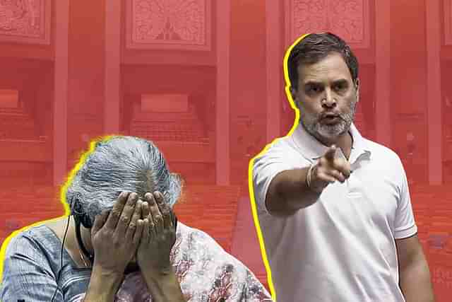 Rahul Gandhi's remarks leave Nirmala Sitharaman with facepalming.